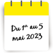 Séjour du 1er au 15 mai 2023