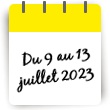Séjour du 9 au 13 juillet 2023