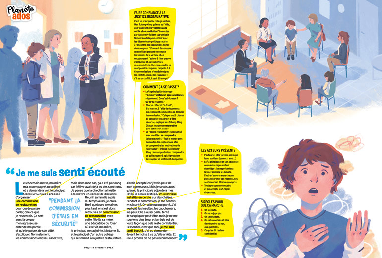 Harcèlement scolaire : “Je me suis senti écouté” - Extrait du magazine Okapi n°1166