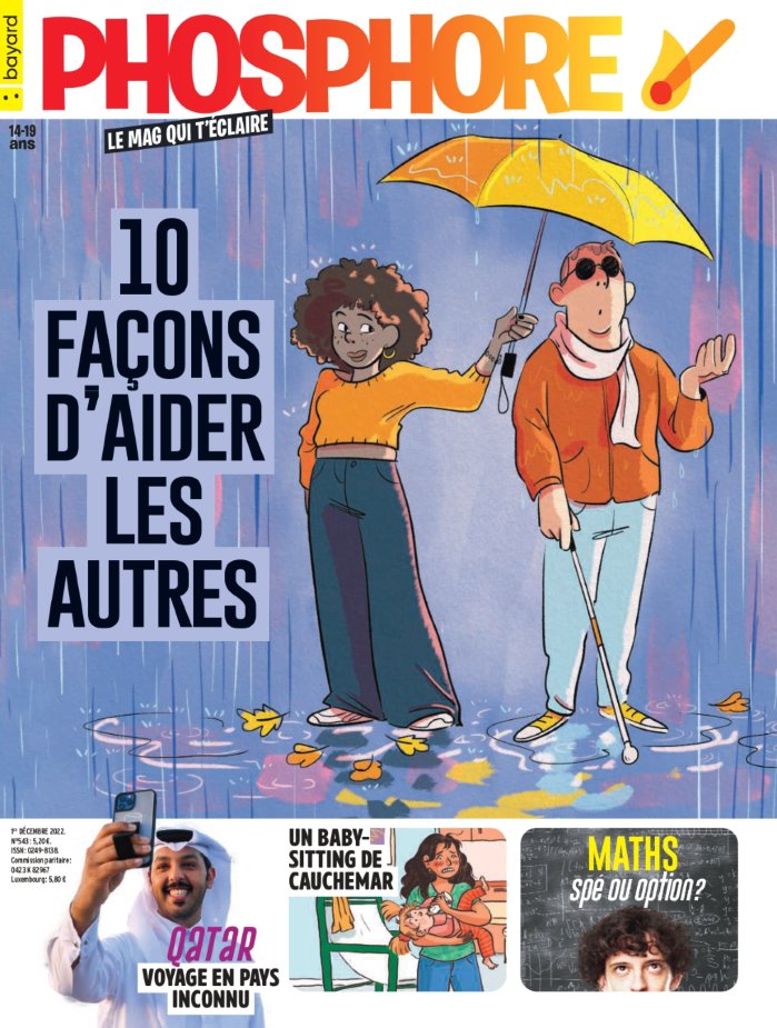 Couverture du magazine Phosphore n°543 du 1er décembre 2022.