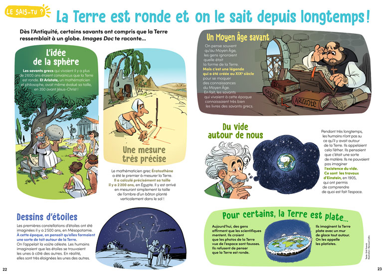 La Terre est ronde et on le sait depuis longtemps ! Images Doc n°409, janvier 2023