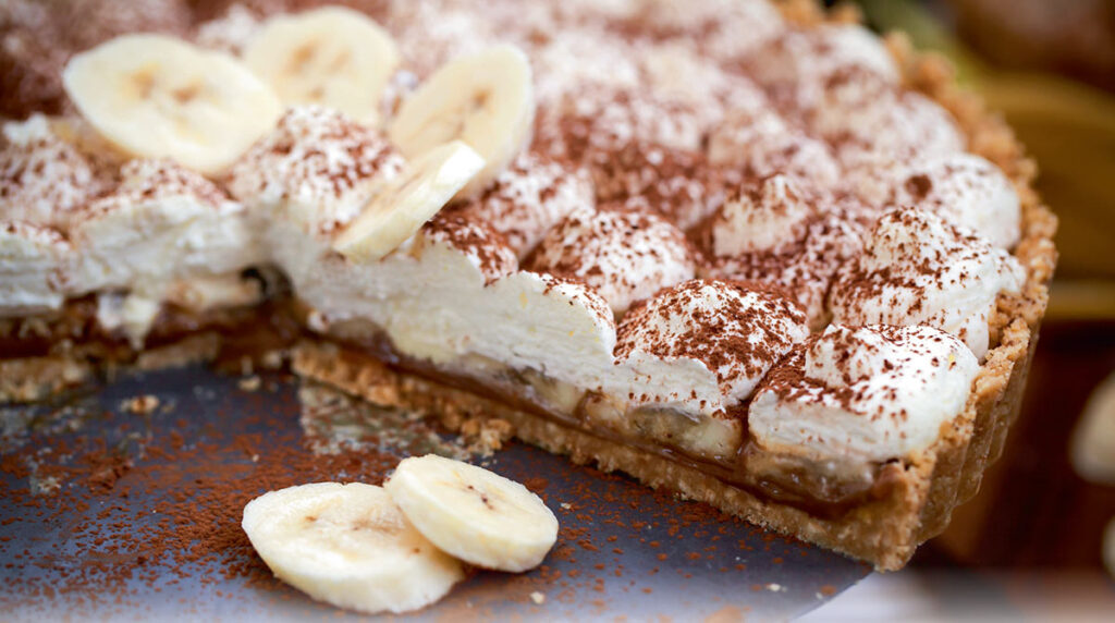 © Photo : kate_smirnova/AdobeStock. Banoffee pie, I Love English n°313, janvier 2023.