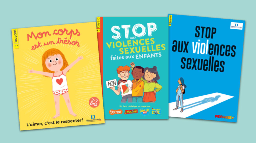 3 livrets pour dire stop aux violences sexuelles faites aux enfants et aux adolescents