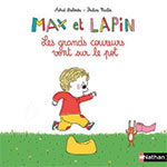 Les grands coureurs vont sur le pot, Coll. Max et Lapin, d'Astrid Desbordes et Pauline Martin, Nathan. Pipi, caca, ne tournons pas autour du pot !, supplément pour les parents du magazine Popi n°441, mai 2023.