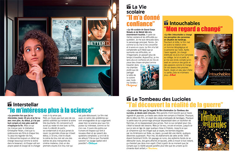 Interstellar, La vie scolaire…Le film qui a changé ma vie, article extrait du magazine Phosphore n°555, 1er juin 2023. Images : les stagiaires de la rédaction.