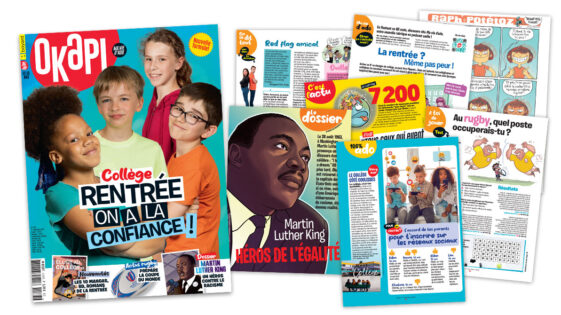 Okapi, le magazine pour les ados, lance une nouvelle formule pour la rentrée !