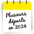 Plusieurs départs en 2024