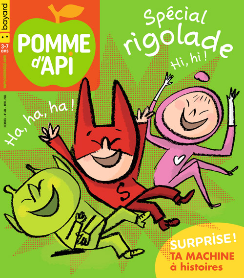 SamSam est tous les mois dans le magazine Pomme d’Api, avec un épisode inédit.