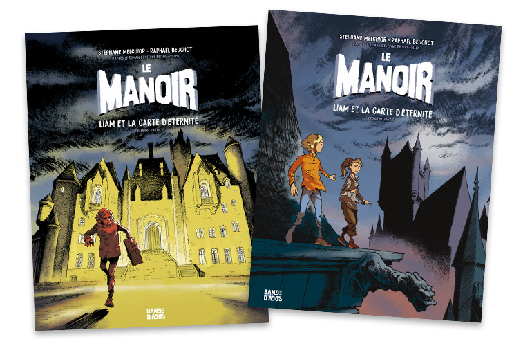 BD Bandes d'ados - Le Manoir - Tomes 1 et 2