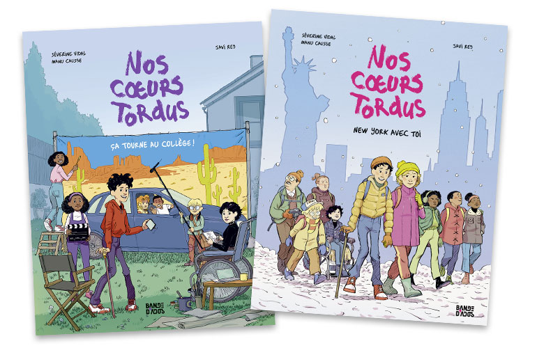 BD Bandes d'ados - Nos cœurs tordus - Tomes 1 et 2