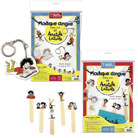 Kits Anatole Latuile - Plastique dingue : porte-clés et marque-pages