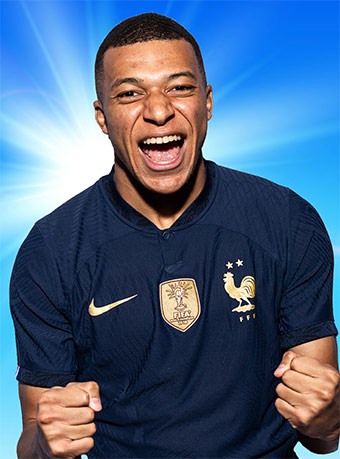 Kylian Mbappé. Les stars préférées des ados, article extrait du magazine Okapi n°1193, 1er février 2024. Photo : Michael Regan-Fifa/Getty Images.