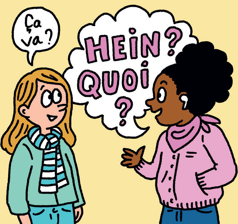 Écouter de la musique avec un casque, c’est sympa, mais pas plus d’une heure par jour. Génial, le téléphone ! Mais…, Images Doc n°422, février 2024. Illustration : Clémence Lallemand.