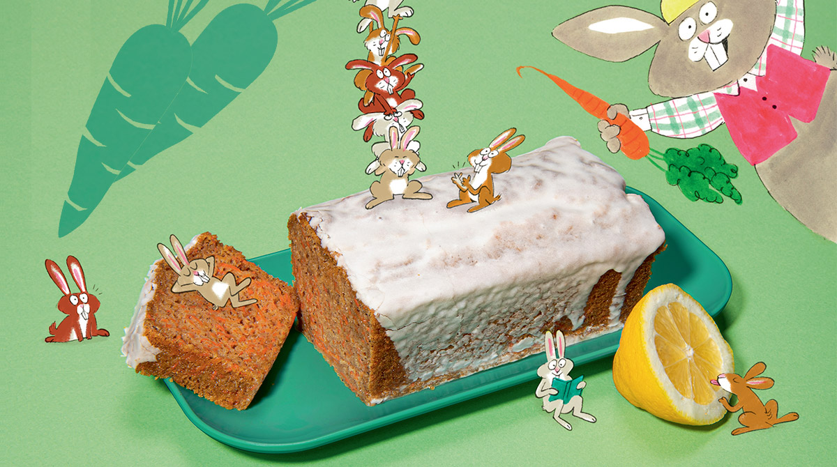 Gâteau maison à faire avec les enfants : “Le carrot cake”, Astrapi n°1019. Photo : Benoît Teillet. Illustrations : Laurent Simon.