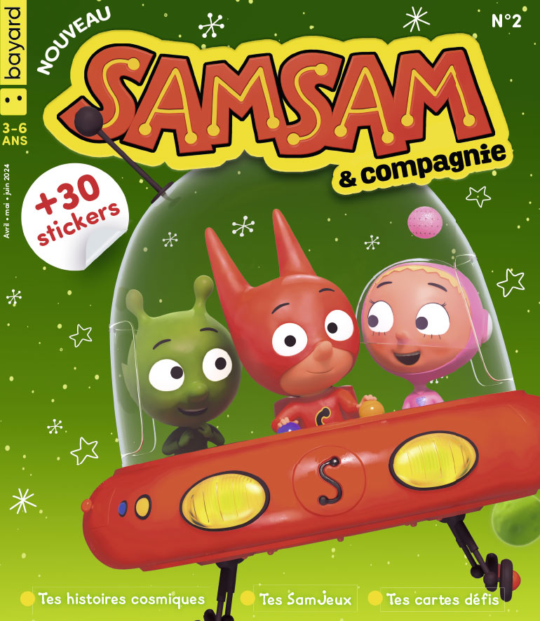 Couverture du magazine SamSam & compagnie n°2, avril