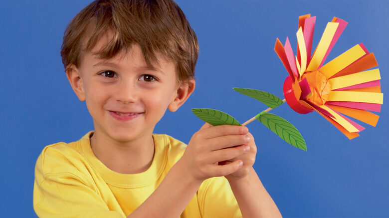 Bricolage pour la fête des Parents : la fleur soleil