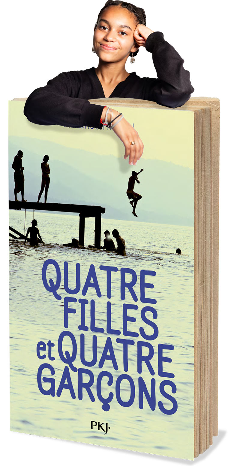 Le livre de référence d'Eva, 14 ans : “Quatre filles et quatre garçons” de Florence Hinckel.