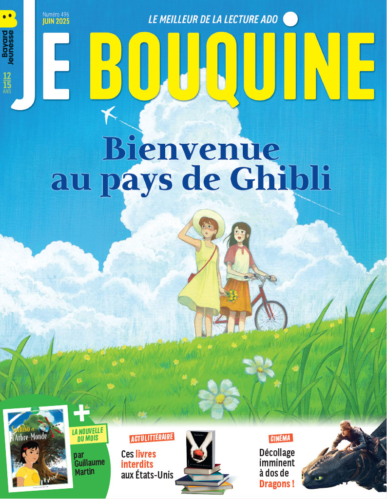 Couverture du magazine Je bouquine n°496, juin 2025.