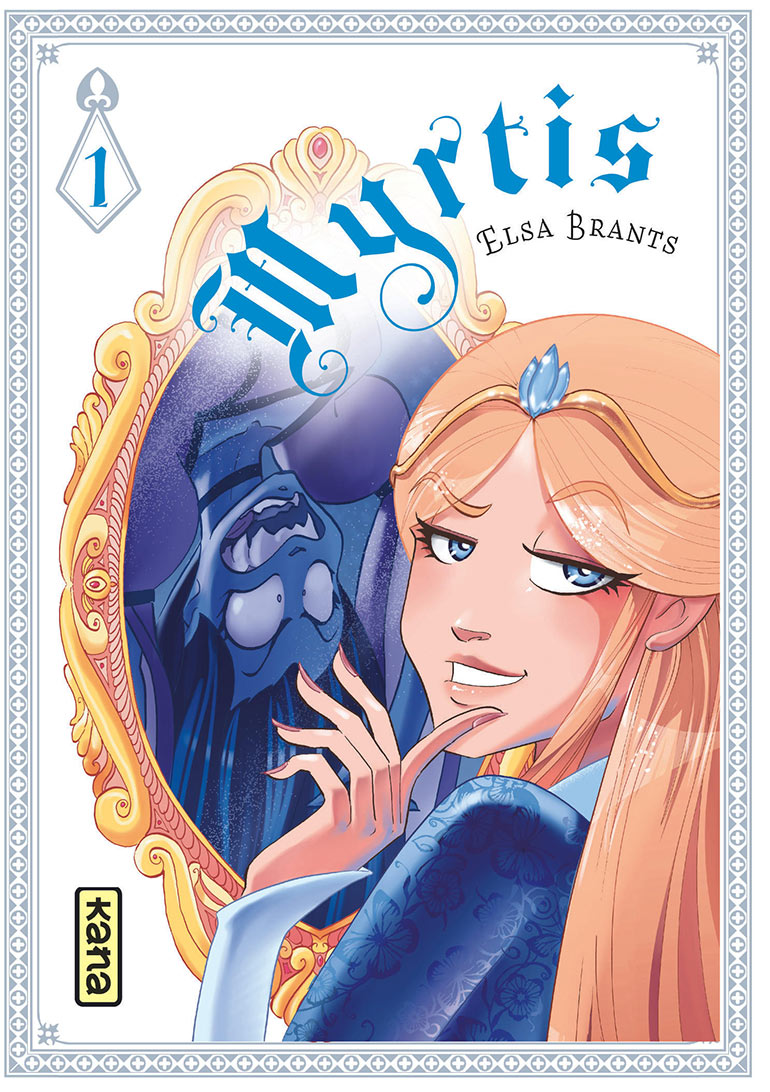 Couverture du manga “Myrtis”, d’Elsa Brants (éd. Kana).