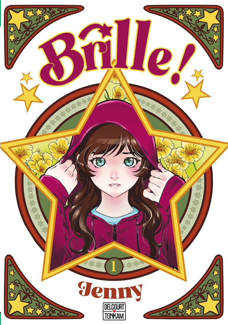 Couverture du manga “Brille !”, de Jenny (éd. Delcourt/Tonkam).
