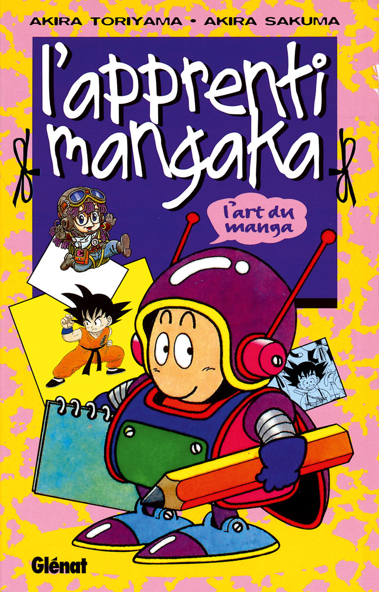 Couverture du livre : “L’apprenti mangaka” d’Akira Toriyama (éd. Glénat).