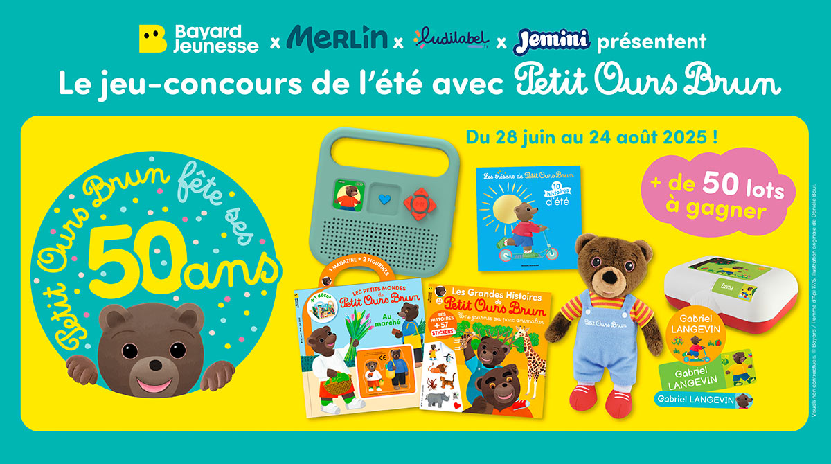 Le jeu-concours de l'été avec Petit Ours Brun