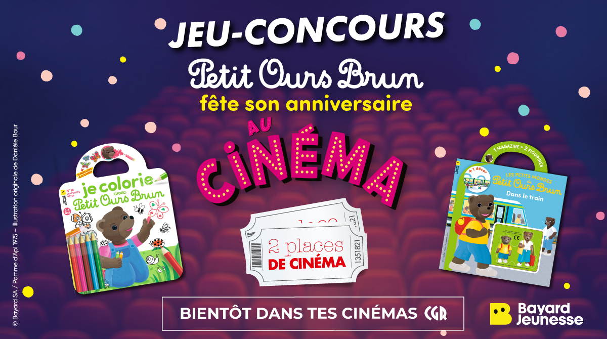 Jeu-concours Petit Ours Brun fête son anniversaire au cinéma