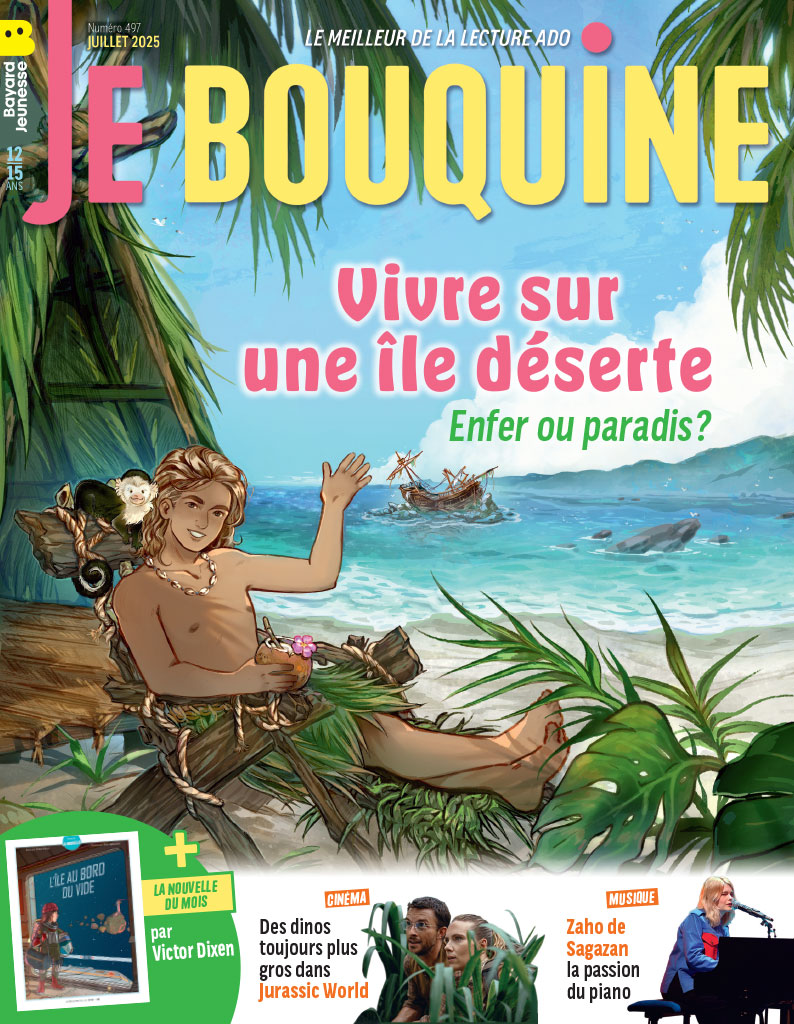 Couverture du magazine Je bouquine n° 497, juillet 2025.