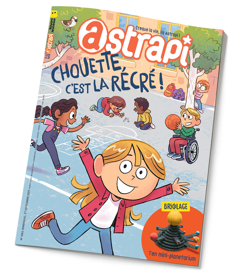 Couverture du magazine Astrapi n° 1063, 1er septembre 2025.