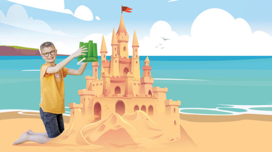 Expérience scientifique pour les enfants : le secret des châteaux de sable