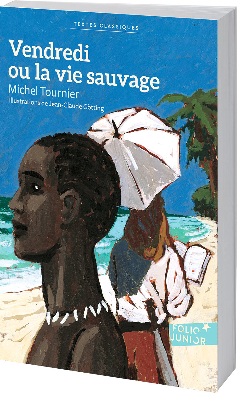 Couverture de “Vendredi ou la vie sauvage” de Michel Tournier.