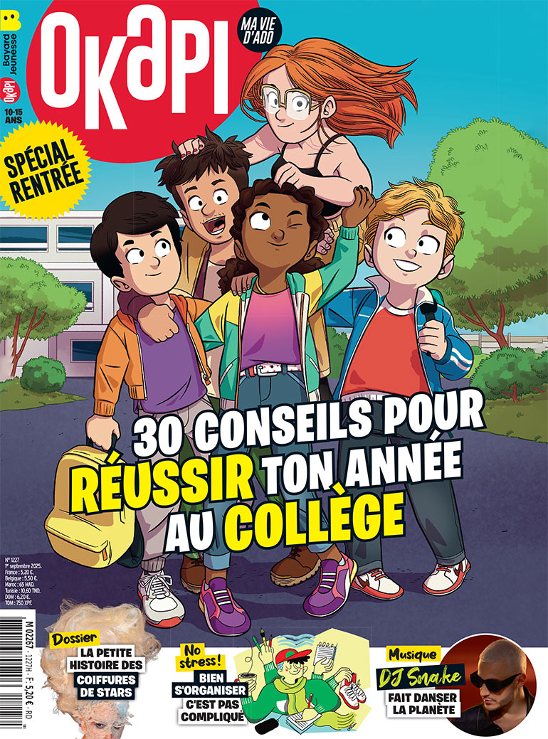 Couverture du bimensuel Okapi, n° 1227, 1er septembre 2025.
