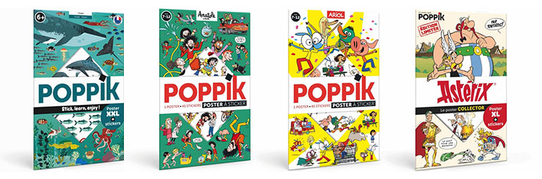 À gagner : Poppik Océan - Poppik Anatole Latuile - Poppik Ariol - Poppik Astérix