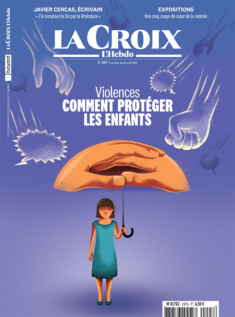 Couverture de La Croix L'Hebdo, n° 297. « Violences : comment protéger les enfants ? »