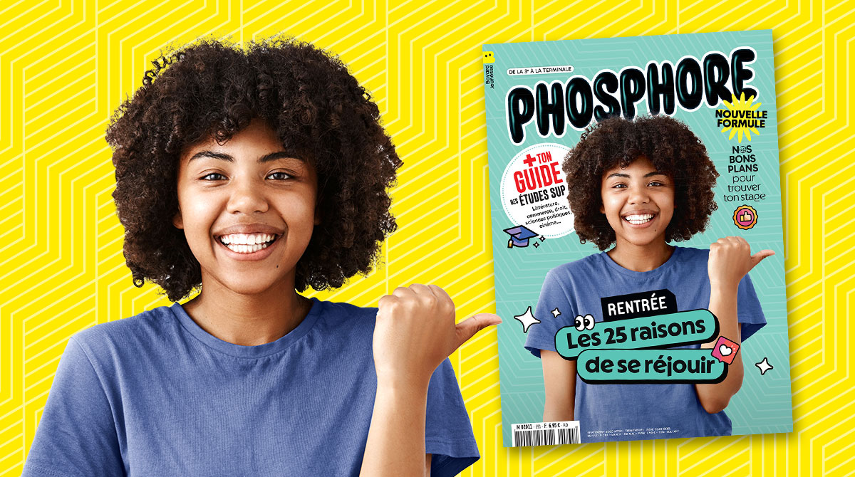De la 3e à la terminale, la nouvelle formule du trimestriel Phosphore est en vente chez les marchands de journaux à partir du 25 août.