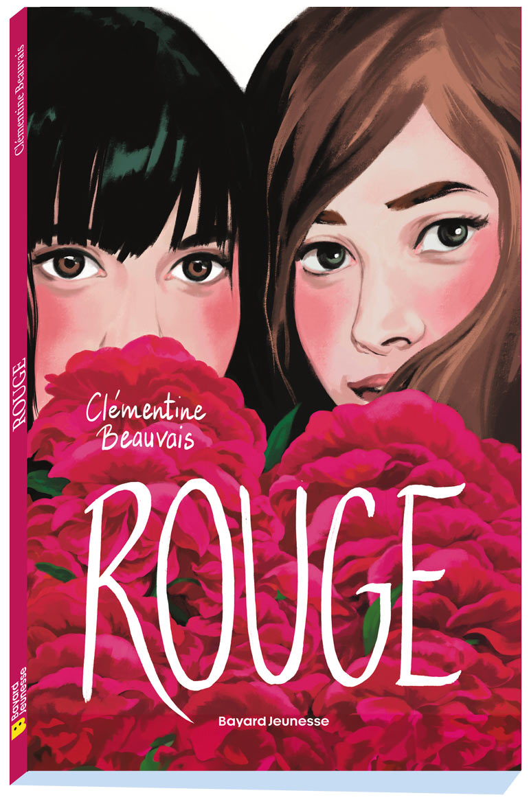 Couverture de “Rouge”, le roman de Clémentine Beauvais qui aborde un sujet rarement exploré en littérature jeunesse : la phobie sociale chez les adolescents, à travers l’éreutophobie, ou la peur de rougir en public. Un trouble anxieux méconnu, mais profondément invalidant, qui touche de nombreux jeunes.