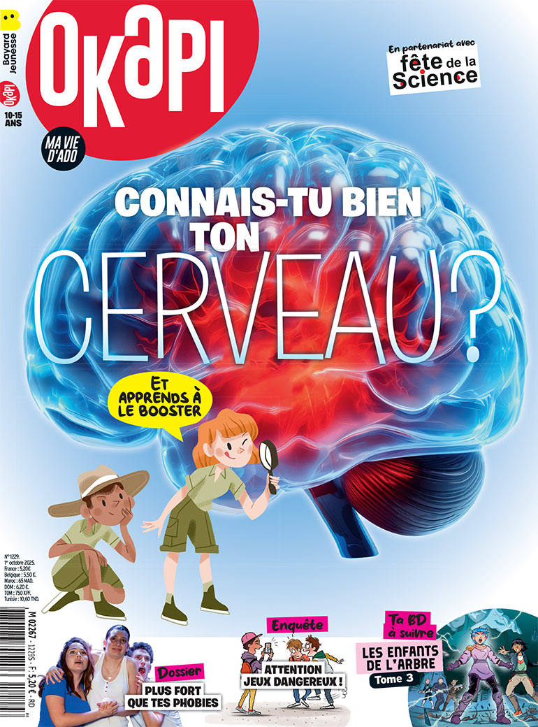 Couverture du magazine Okapi n° 1229, 1er octobre 2025.