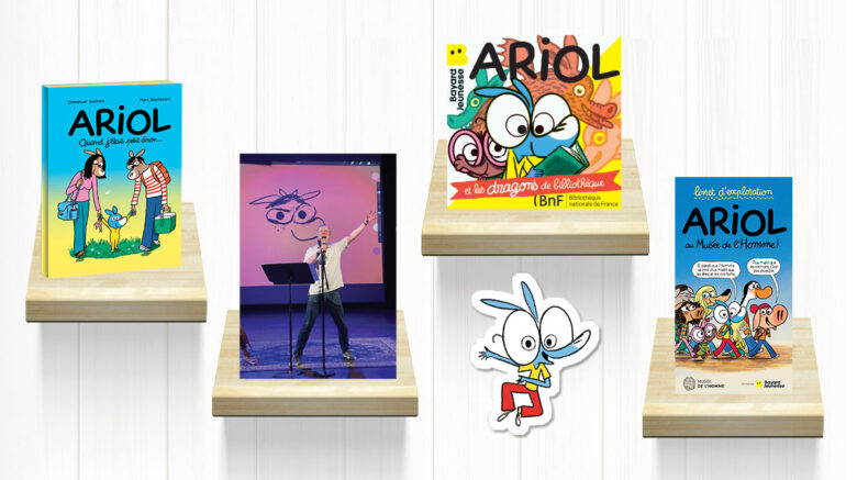 Ariol : du Musée de l’Homme à la BnF, l’âne bleu est partout cet automne