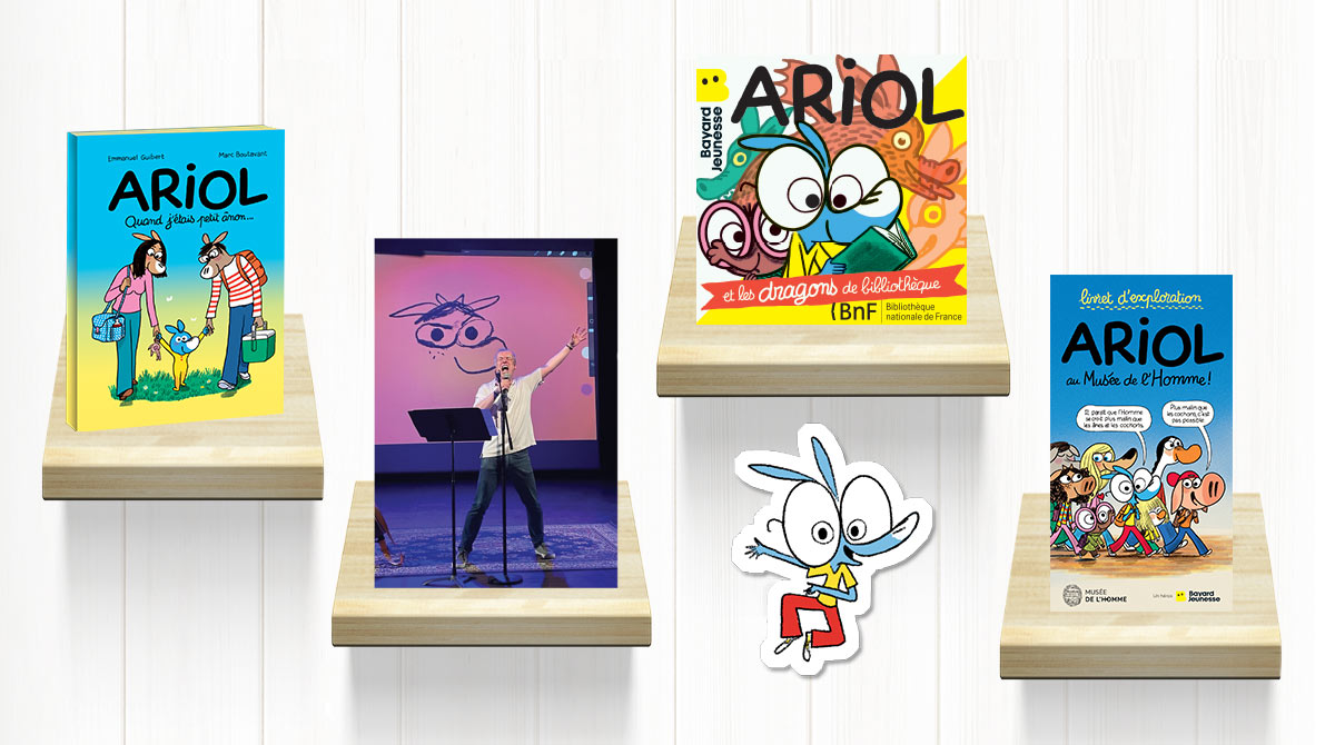 Du Musée de l'Homme à la BnF : Ariol est partout cet automne.