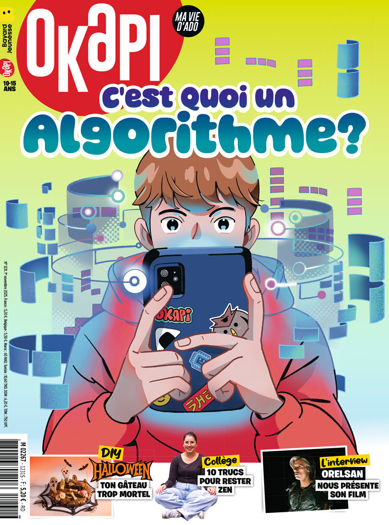 Couverture du magazine Okapi n° 1231, 1er novembre.