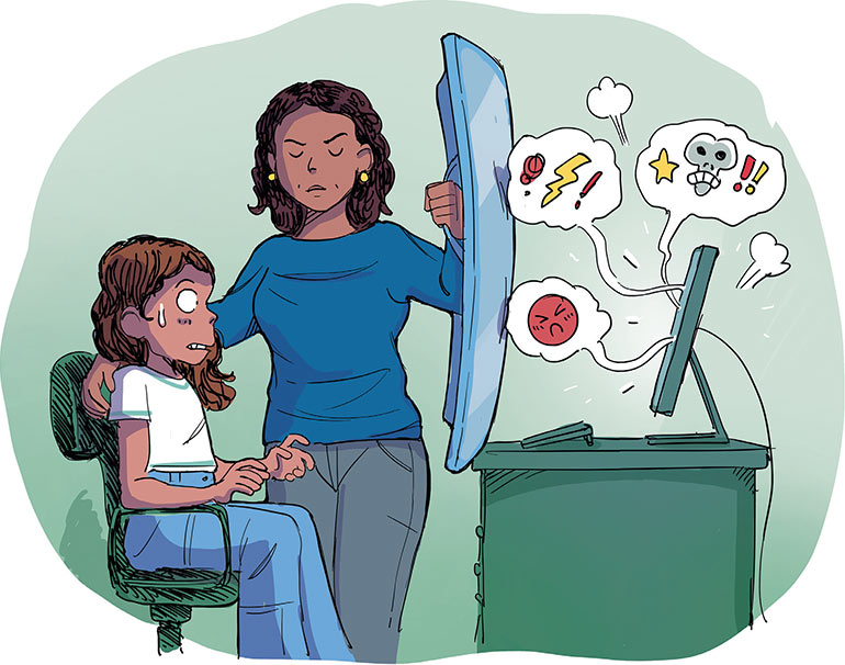 Le contrôle parental sur les écrans est pénible pour les ados, mais sa mise en place permet de limiter les risques (harcèlement, addictions…).