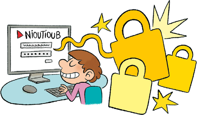 Attention à choisir un bon mot de passe, impossible à deviner et sans informations personnelles.
