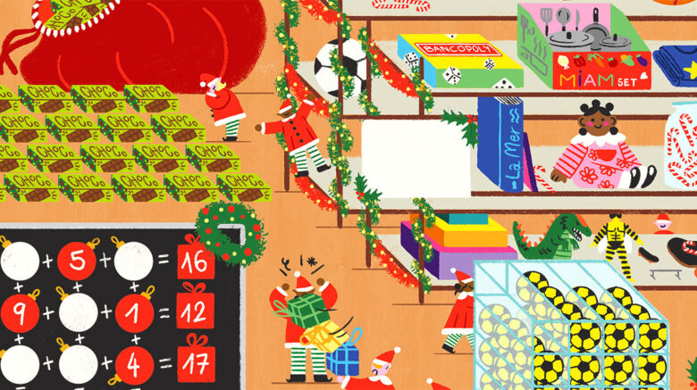 Activités, jeux et coloriages pour attendre Noël