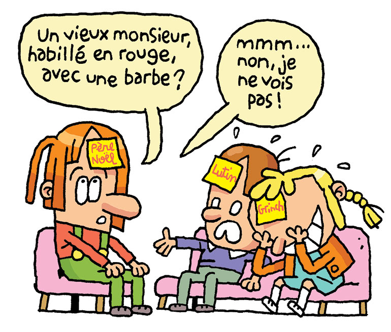 Jeu givré pour le réveillon : le post-it magique.