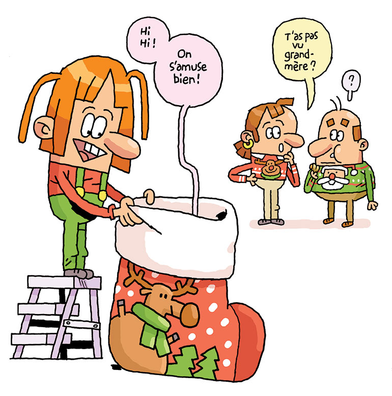 Jeux givré pour le réveillon : la chaussette mystère