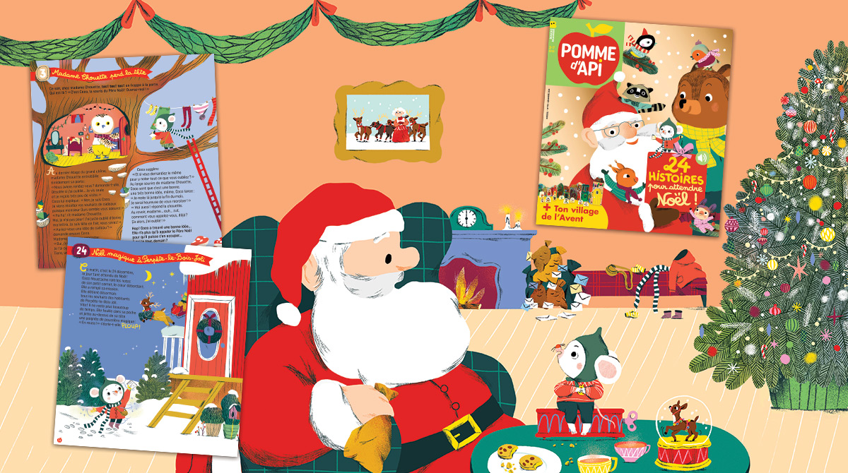 Illustrations : Maria Neradova. Pomme d'Api n° 718.