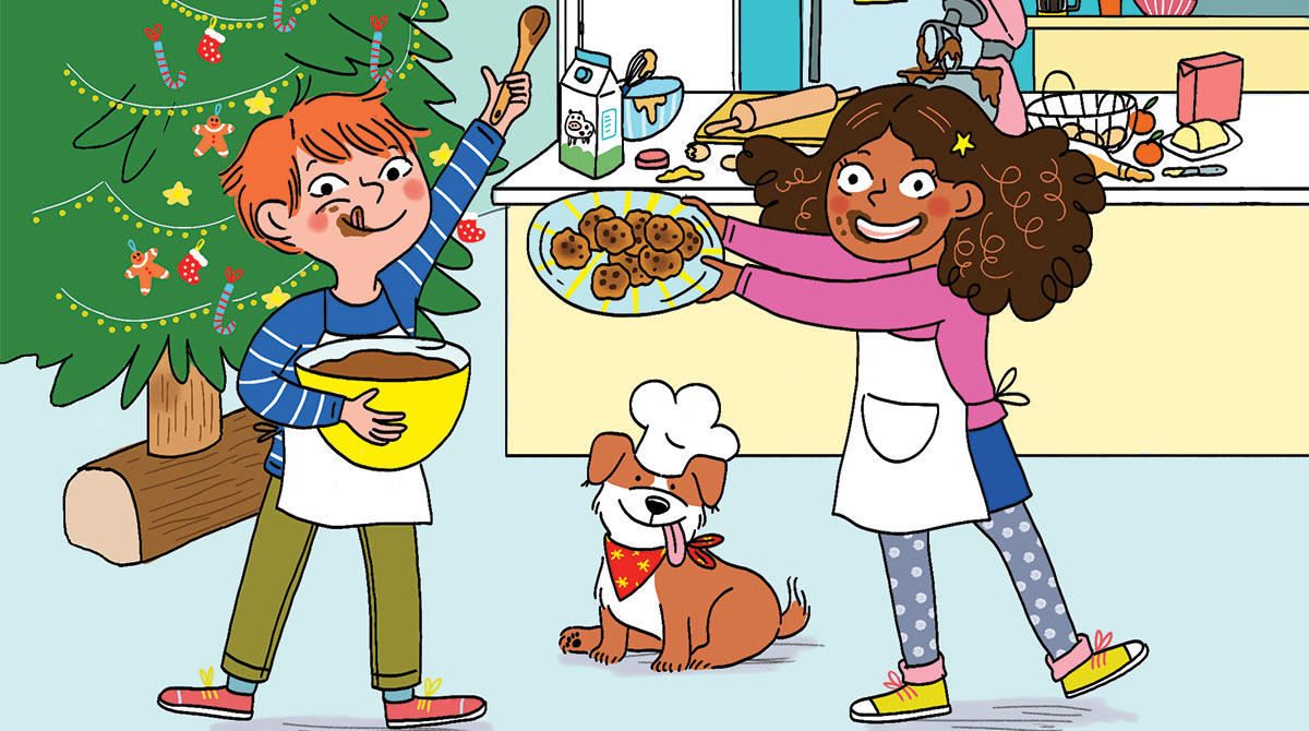 “Mes recettes de Noël”, Youpi Doc n° 447. Illustrations : Mary Gribouille.