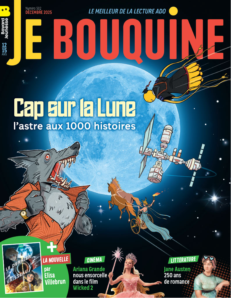 Couverture du magazine Je bouquine n°502, décembre 2025.
