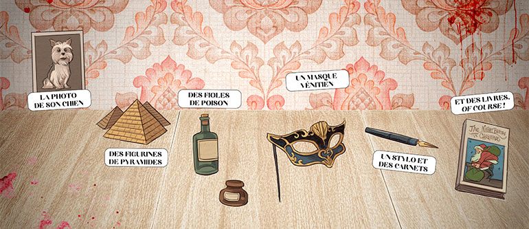 Le bureau d’Agatha Christie à la loupe : une vie fantasque en 6 objets.