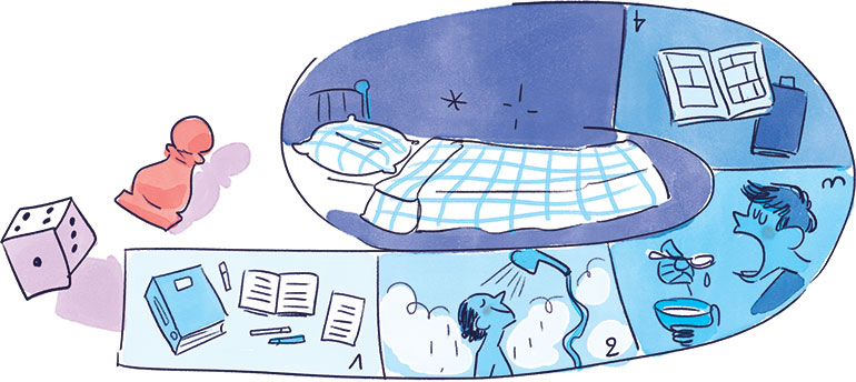 Prendre de bonnes habitudes avant de se coucher pour mieux dormir.